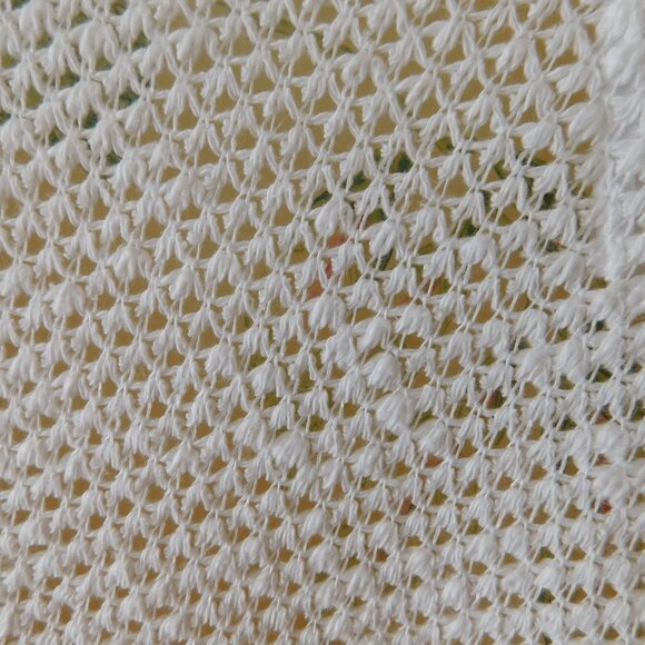 🦔🐾 Anthropologie St Barth Oversized Slouchy Breezy White Cardi🦔🐾 - Picture 12 of 15